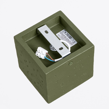 Plafonieră QUAD beton verde măsliniu