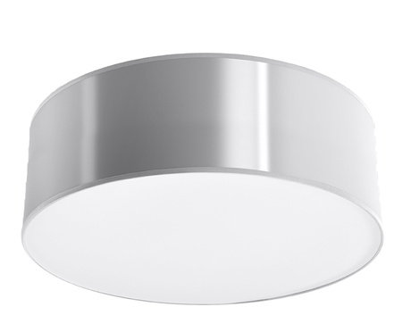 Plafonieră ARENA 25 GREY + 1x bec LED E27 4000K Cold 7.5W 650lm
