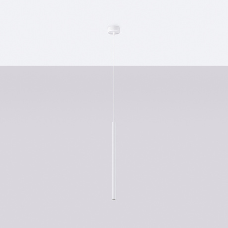 ARCHE 1 lampă suspendată alb + 1x bec LED G9 3000K cald 4.5W 450lm