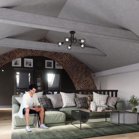 Lampă de perete ARTEMIS 1 negru