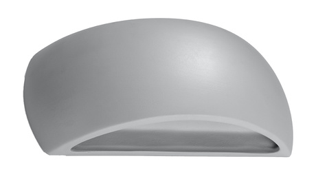 PONTIUS lampă de perete ceramică gri + 1x bec LED G9 3000K cald 4.5W 510lm