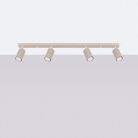 Plafonieră KARBON 4L taupe