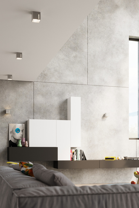 Lampă de perete PIXAR gri + 1x bec LED G9 4000K Cold 4.5W 530lm