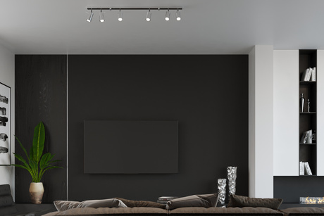 Plafonieră RING 2 crom + 2 x bec LED GU-10 4000K rece 7W 630lm