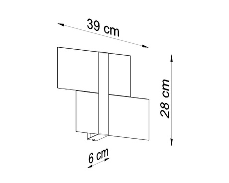Lampă de perete cromată MASSIMO + 2x bec LED G9 4000K Cold 4,5W 530lm