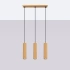 Lampă suspendată KARBON 3L aur