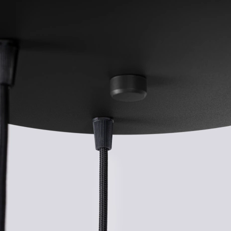 Lampă suspendată HALO 3P negru