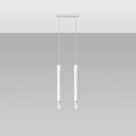 Lampă suspendată WEZYR 2 alb