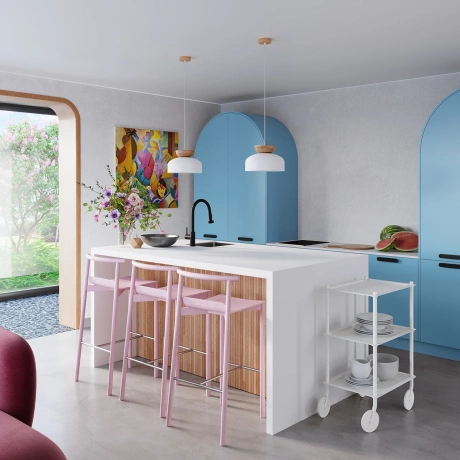 Lampă suspendată MARION alb