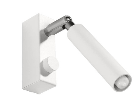 EYETECH 1 lampă de perete alb + 1x bec LED G9 3000K Warm 4.5W 510lm