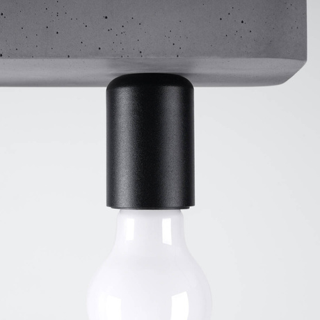 Plafonieră TAVO 3 + 3x Bec LED E27 4000K Rece 7.5W 690lm