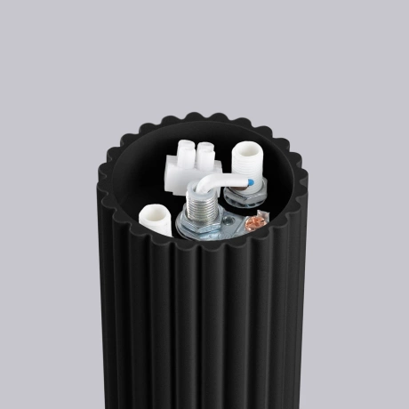 Plafoniera HALO neagra IP44