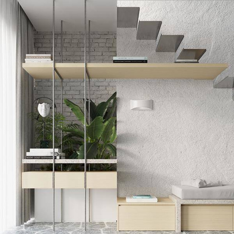 VIXEN lampă de perete lăcuită alb lucios + 1x bec LED G9 3000K cald 4.5W 510lm