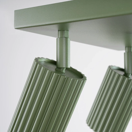 Plafonieră KARBON 4 verde măsliniu