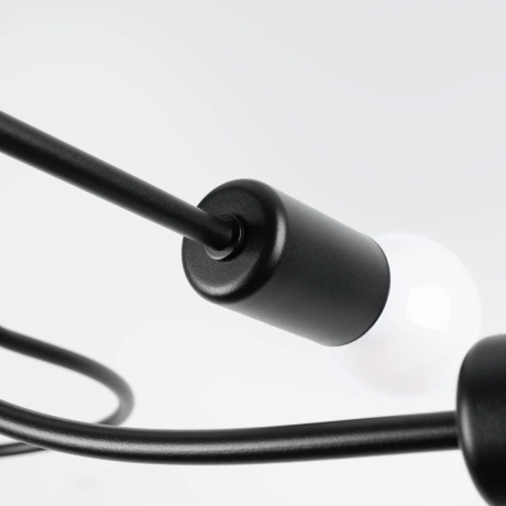 Candelabru LEVAR 4 negru