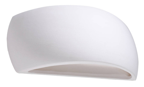 PONTIUS lampă de perete ceramică albă + 1x bec LED G9 3000K cald 4.5W 510lm