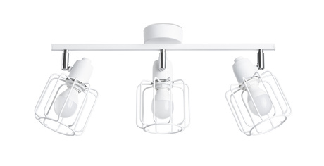 Plafonieră BELUCI 3 alb + 3x bec LED E14 3000K cald 7.5W 620lm