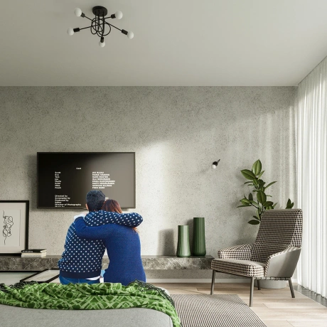 Candelabru LOOP 3 negru