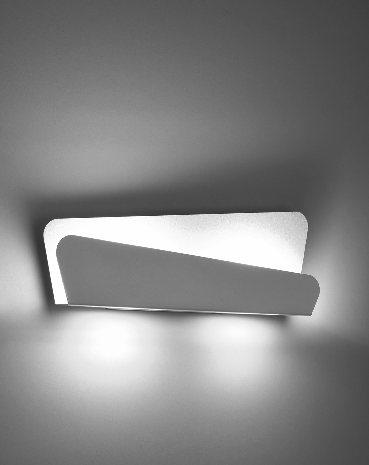 BASCIA lampă de perete alb + 2x bec LED G9 4000K rece 4.5W 530lm