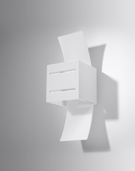 LORETO lampă de perete alb + 1x bec LED G9 3000K cald 4.5W 510lm