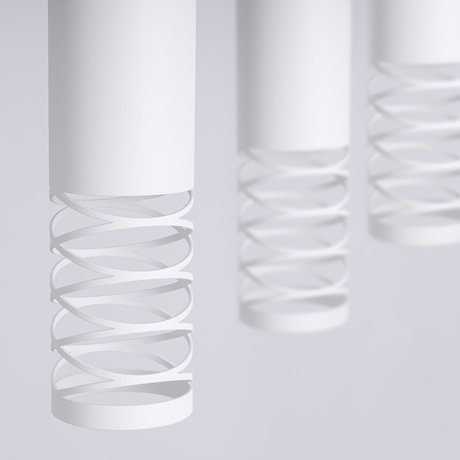 Lampă suspendată LAMI 3L alb