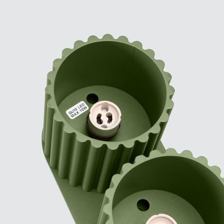 Plafonieră AURA 2 verde măslin GU10