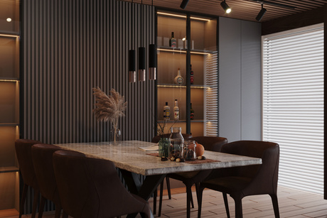 LOOPEZ lampă de tavan negru / cupru + 1x bec LED GU-10 4000K rece 7W 630lm