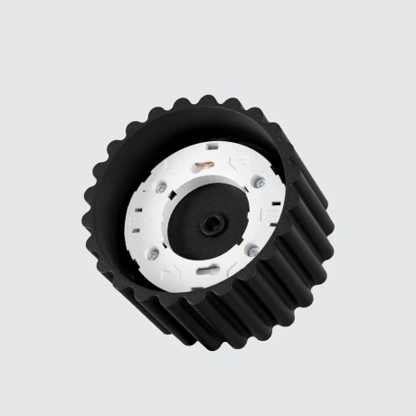 Plafonieră AURA 1 negru Gx53