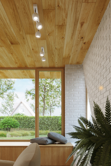 Plafonieră OCULARE 4L alb + 4x bec LED GU-10 4000K rece 7W 630lm