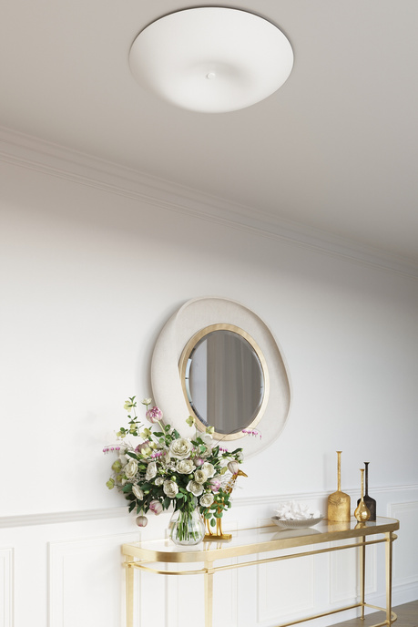 Plafonieră FUSION 430 + 4x bec LED E27 4000K Rece 7.5W 650lm