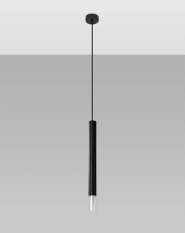 WEZYR 1 lampă suspendată neagră + 1x bec LED G9 4000K Cold 4,5W 530lm