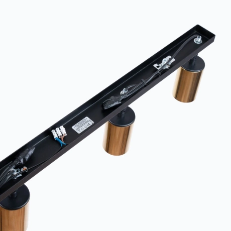 Plafonieră WINX 4L negru/galben