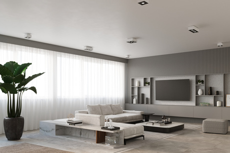 Plafonieră MONO 3 alb + 3x bec LED GU-10 4000K rece 7W 630lm