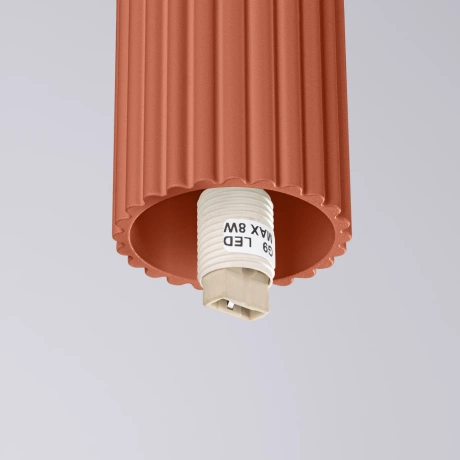 Plafoniera HALO rosu ochra IP44