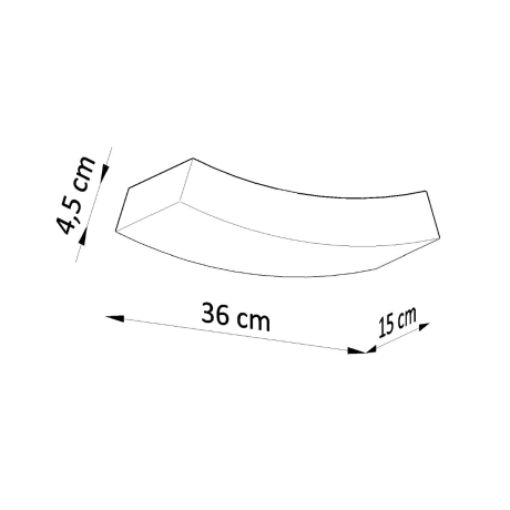 Lampă de perete ceramică HATTOR