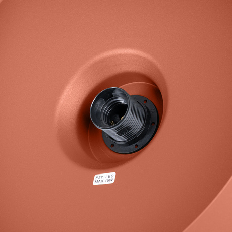 Lampă suspendată BILO roșu ocru