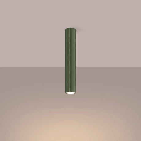 Plafonieră KARBON 40 verde măsliniu