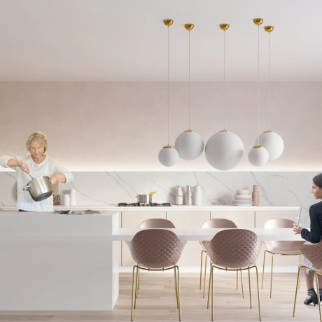 Lampă suspendată UGO 20 auriu