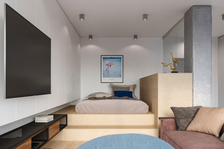 TIUBE plafonieră gri + 1x bec LED GU10 AR111 3000K cald 12W 800lm