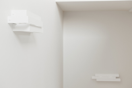 FROST lampă de perete alb + 2x bec LED G9 4000K rece 4,5W 530lm