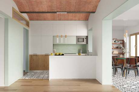 PABLO 2 lampă suspendată albă + 2x bec LED GU-10 4000K rece 7W 630lm