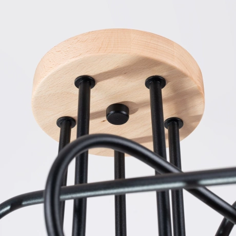 Candelabru EMBER 5 schwarz