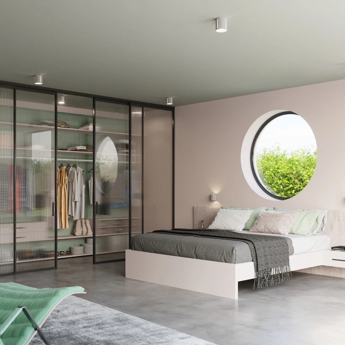 Plafonieră INEZ gri