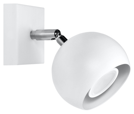Lampă de perete OCULARE 1 alb + 1x bec LED GU-10 4000K rece 7W 630lm