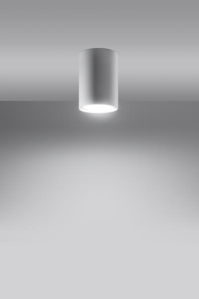 Plafonieră LAGOS 10 alb + 1x bec LED GU-10 3000K cald 7W 620lm