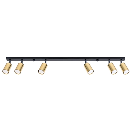 Plafonieră WINX 6L negru/galben