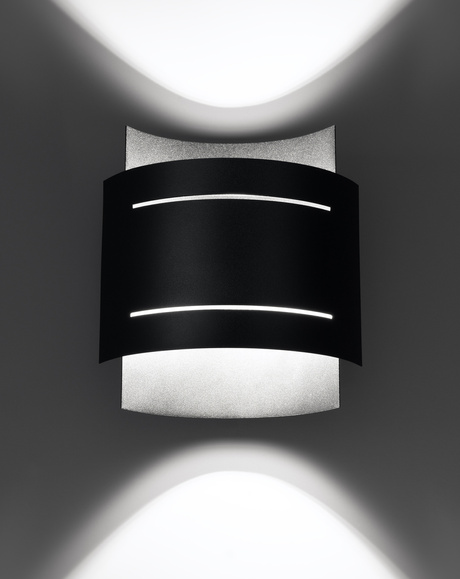 HESTIA lampă de perete negru + 1x bec LED G9 4000K rece 4,5W 530lm