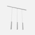 Lampă suspendată, 3 puncte, sistem de șine trifazat, LAGOS