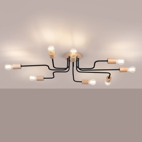 Candelabru TIMBO 8 negru