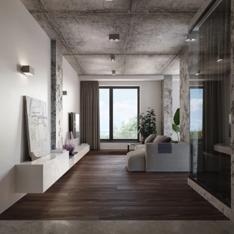 Lampă de perete QUAD MAXI negru